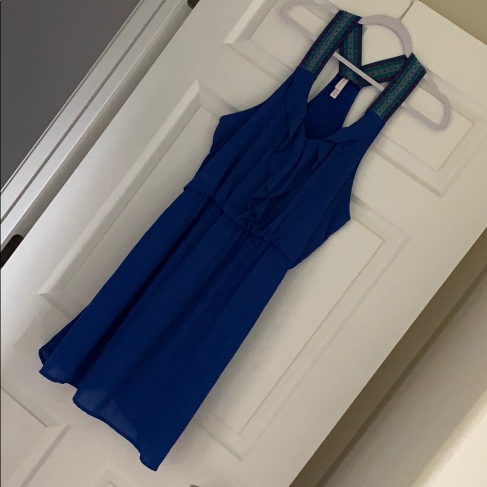 Blue dress